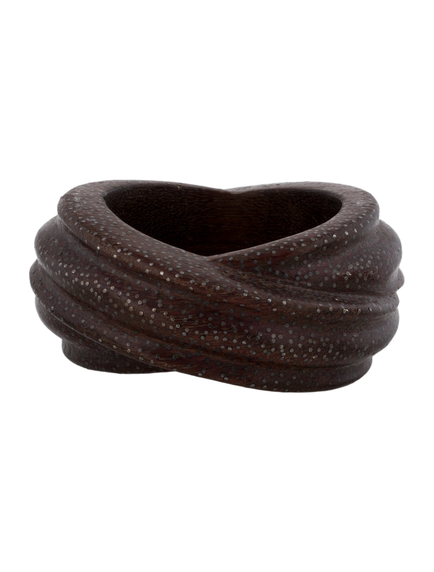 Patricia Von Musulin Wood Dot Bangle Bracelet