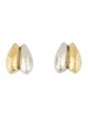 Patricia Von Musulin Two-Tone Double Scroll Clip-On Earrings