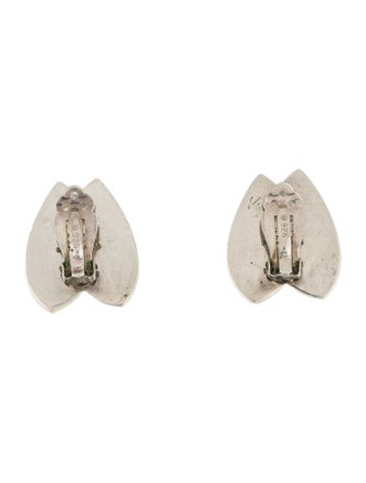 Patricia Von Musulin Two-Tone Double Scroll Clip-On Earrings
