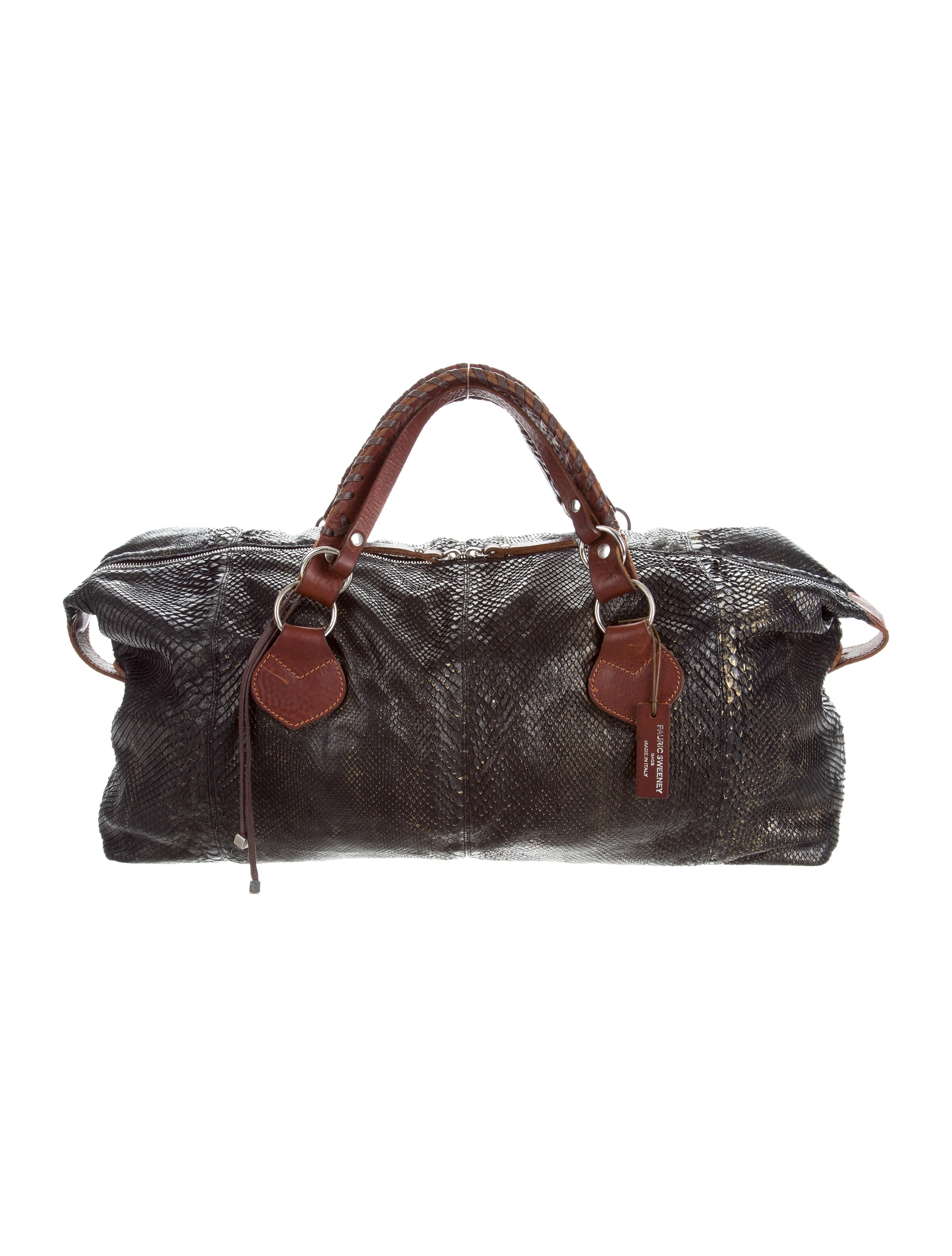 Pauric Sweeney Snakeskin Overnight 1 Bag Handbags Pws20027 The Pauric Sweeney Snakeskin Overnight 1 Bag Handbags Pws20027 The Realreal
