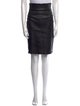 ThePerfext Leather Knee-Length Skirt