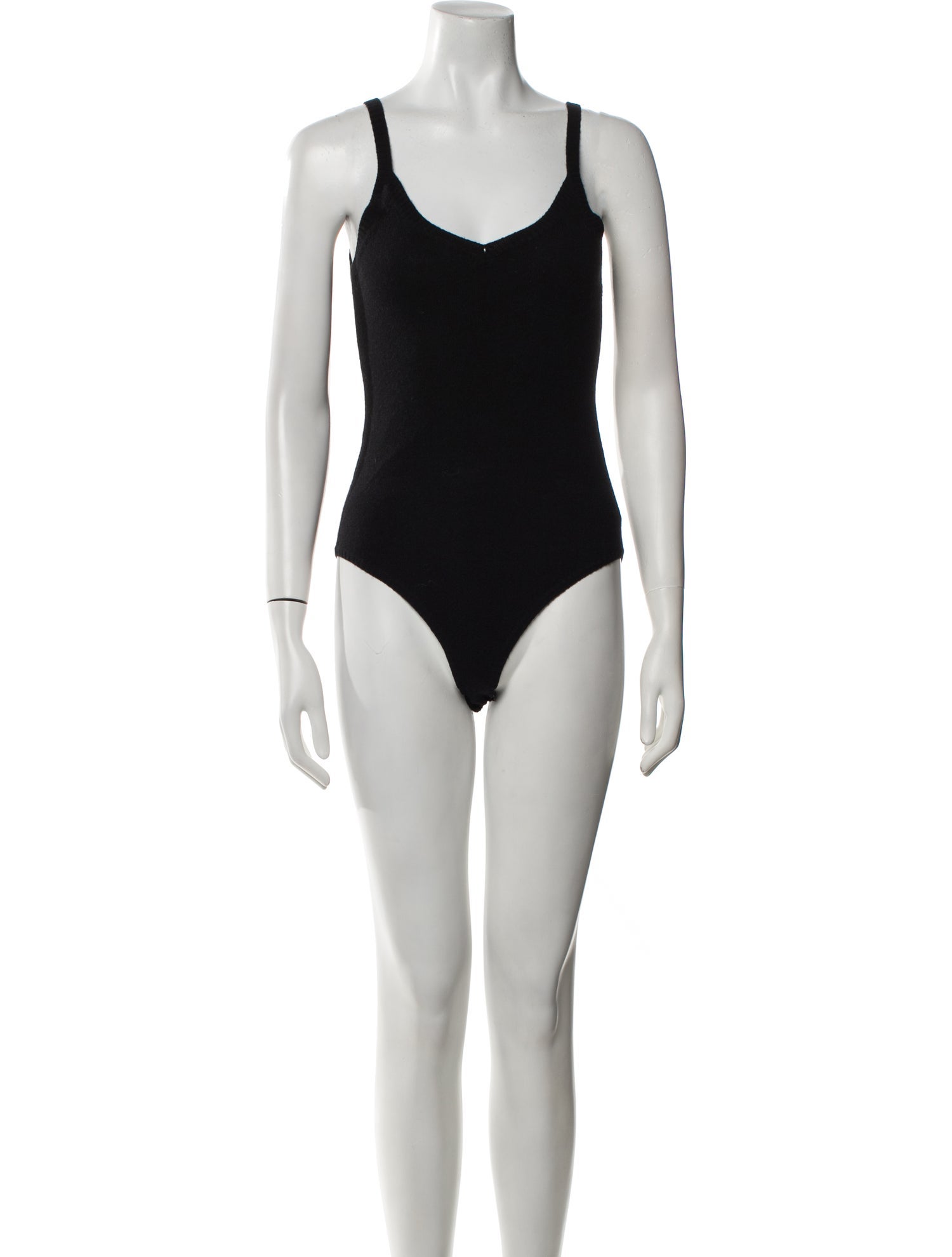 ThePerfext Cashmere Scoop Neck Bodysuit