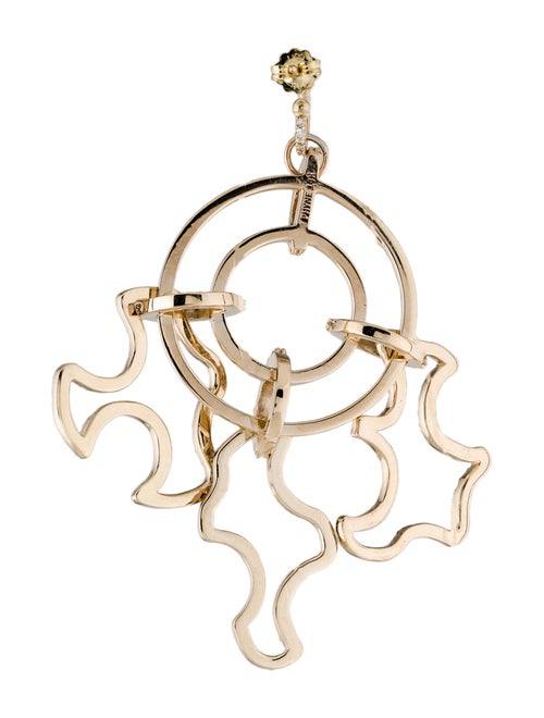 Phyne by Paige Novick 2.40ctw Diamond Puzzle Chandelier Single Earring