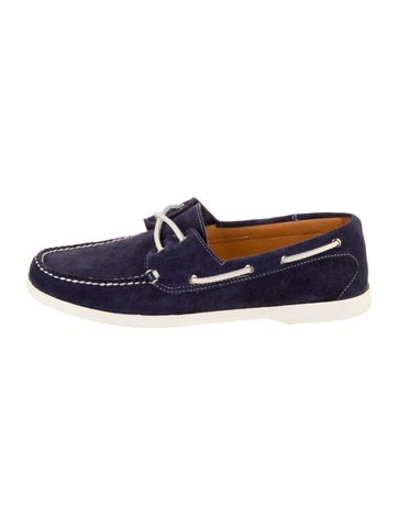 Quoddy Loafers Suede Boat Shoes 10