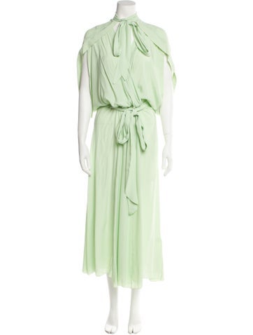 Trésor Dresses Tie Neck Long Dress IT 42, US 6 | M