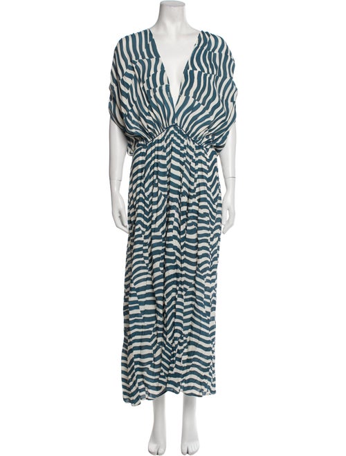 Trésor Striped Long Dress
