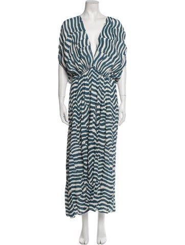 Trésor Dresses Striped Long Dress S