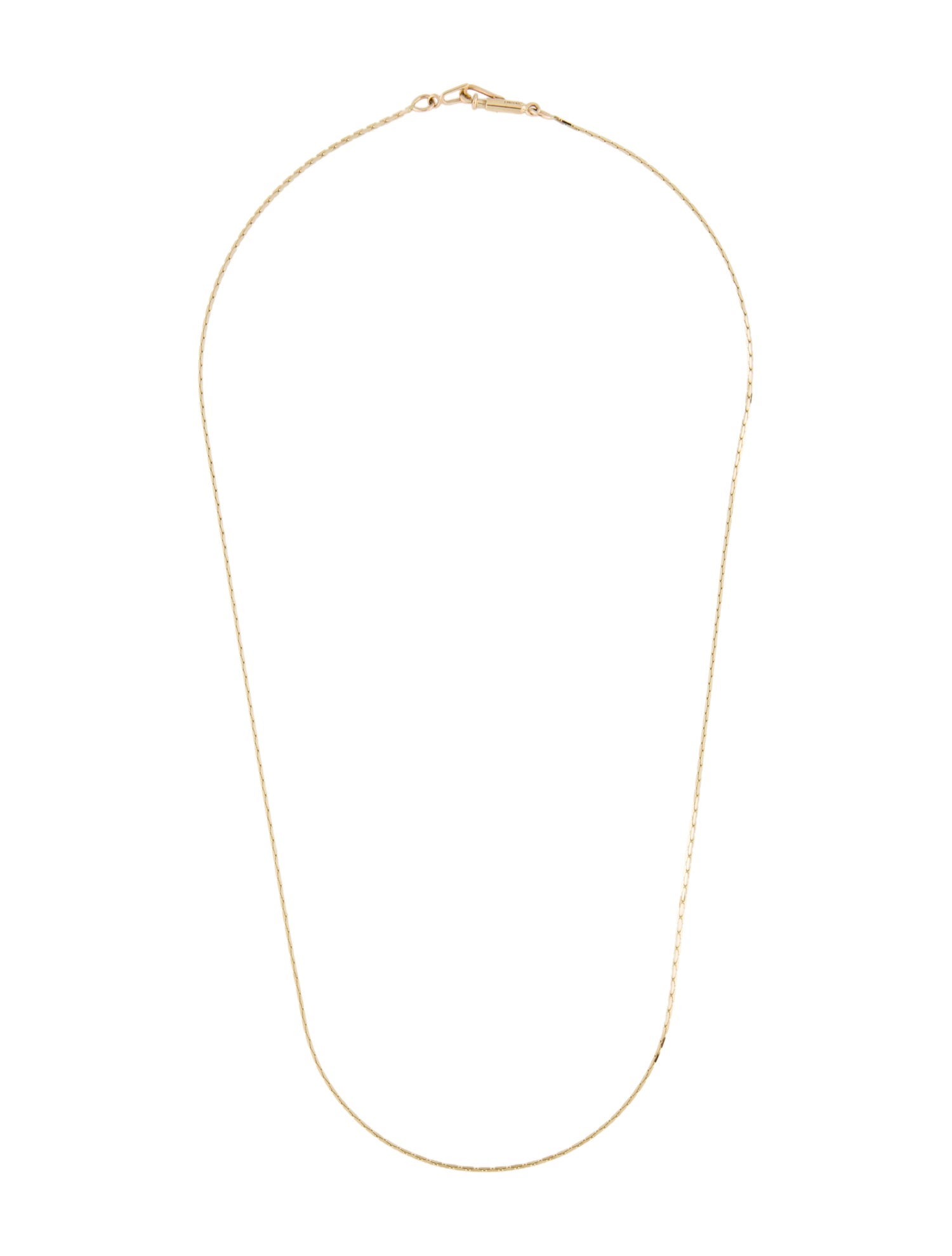 J.Brooks 14K Grandma's Vintage "Chan" Chain Necklace