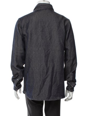 God's True Cashmere Tweed Pattern Trucker Jacket