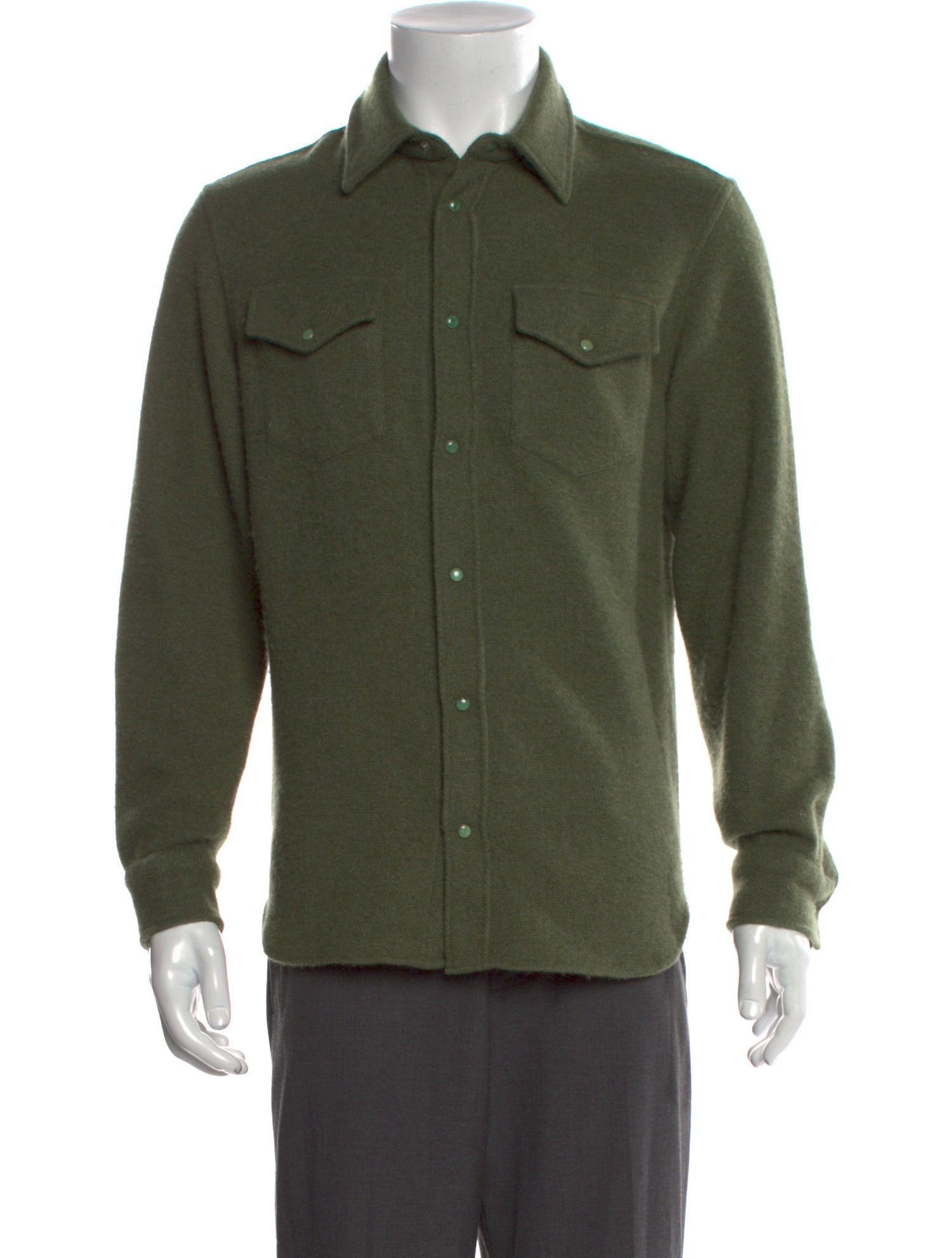 God's True Cashmere Cashmere Long Sleeve Shirt