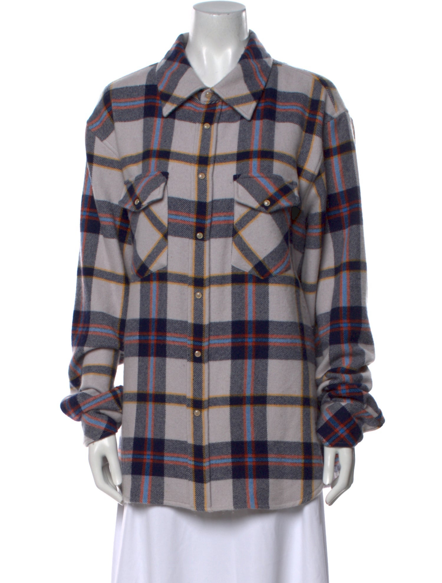 God's True Cashmere Cashmere Plaid Print Jacket