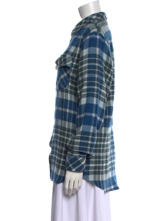 God's True Cashmere Hand Cut Indian Stones Cashmere Button-Up Top