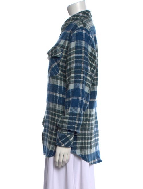 God's True Cashmere Hand Cut Indian Stones Cashmere Button-Up Top