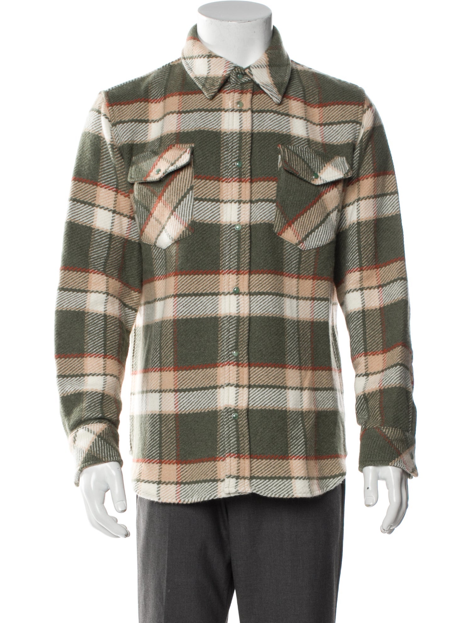 God's True Cashmere Plaid Print Shirt