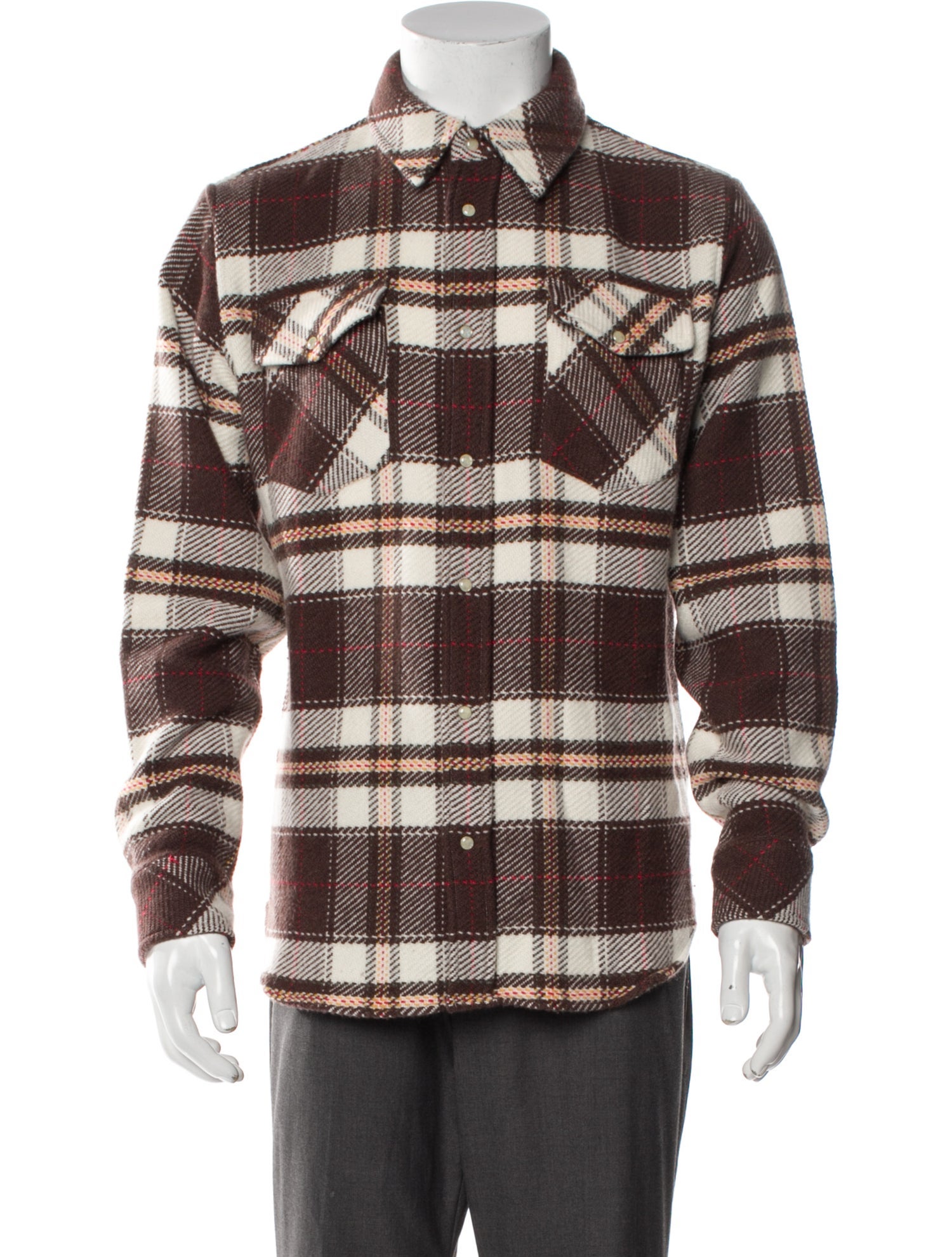 God's True Cashmere Cashmere Plaid Print Jacket