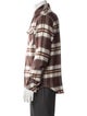 God's True Cashmere Cashmere Plaid Print Jacket