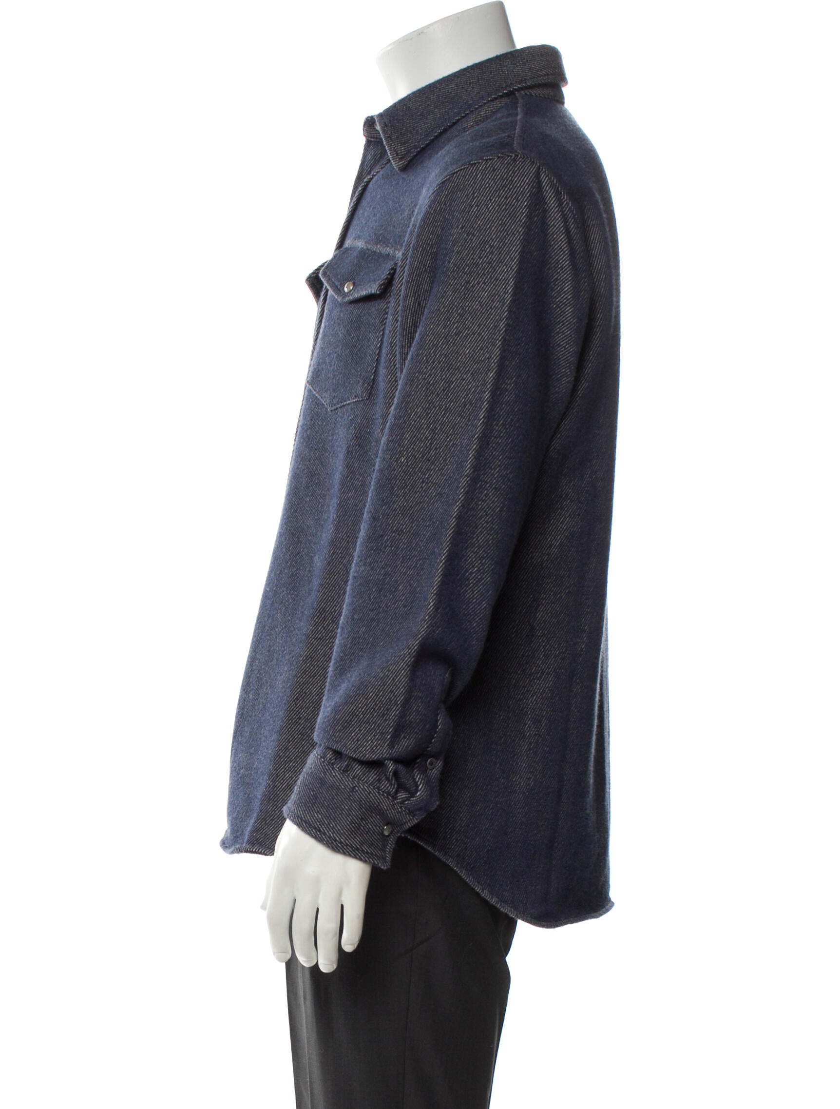 God's True Cashmere Vintage Striped Denim Jacket w/ Tags