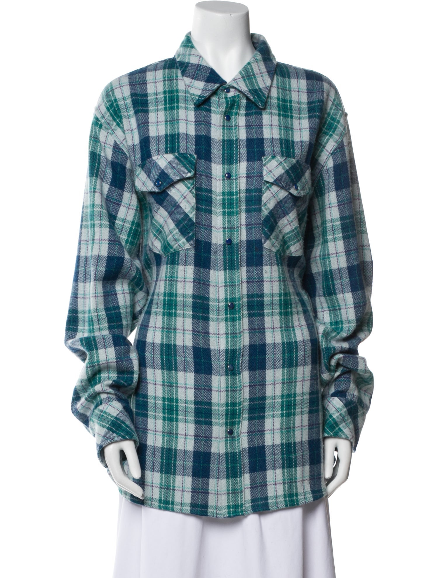 God's True Cashmere Cashmere Plaid Print Blazer