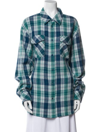 God's True Cashmere Cashmere Plaid Print Blazer