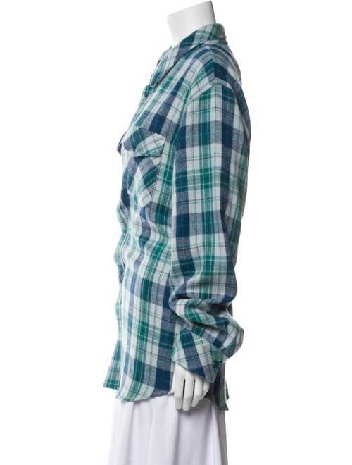 God's True Cashmere Cashmere Plaid Print Blazer