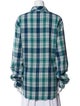 God's True Cashmere Cashmere Plaid Print Blazer