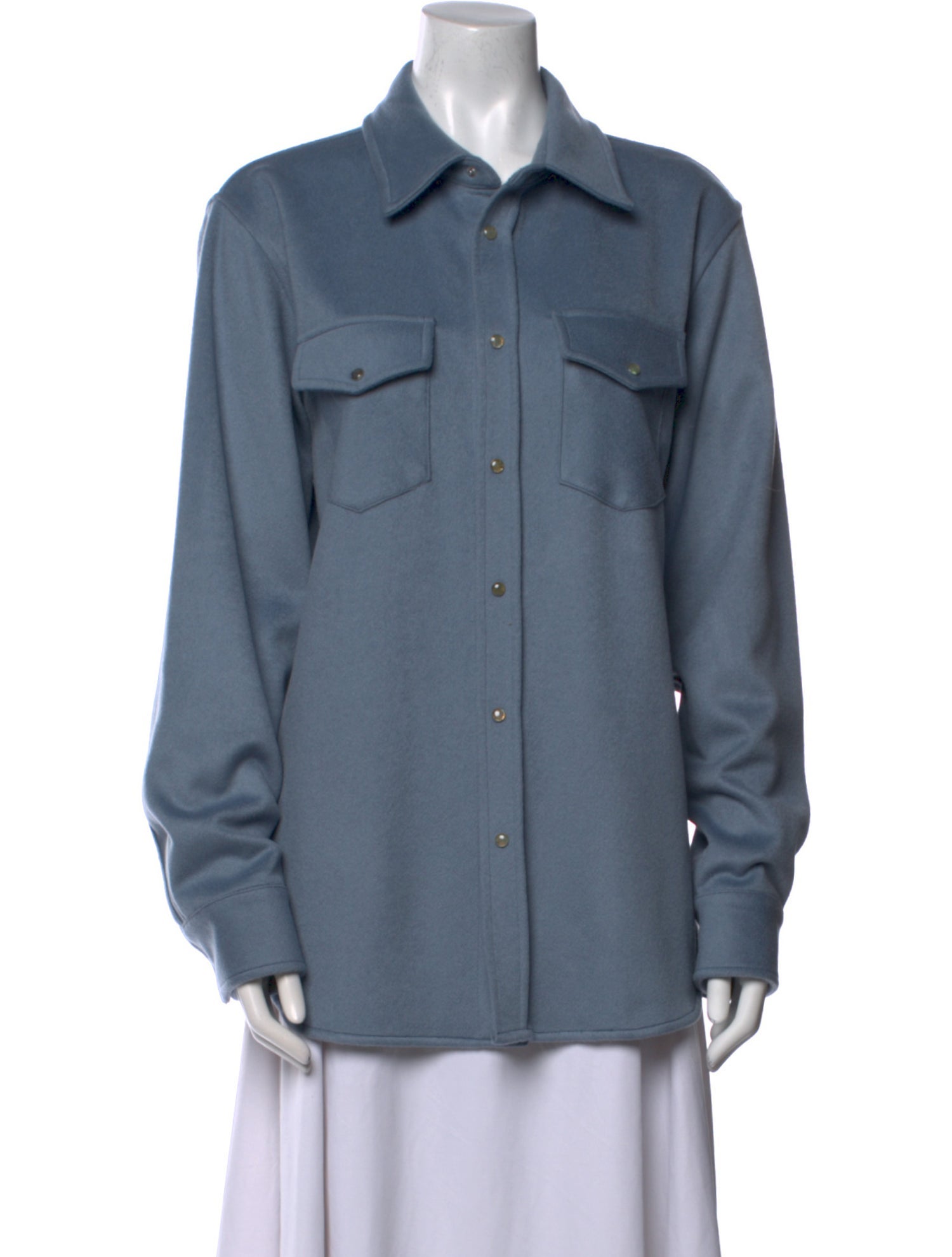God's True Cashmere Cashmere Long Sleeve Button-Up Top w/ Tags