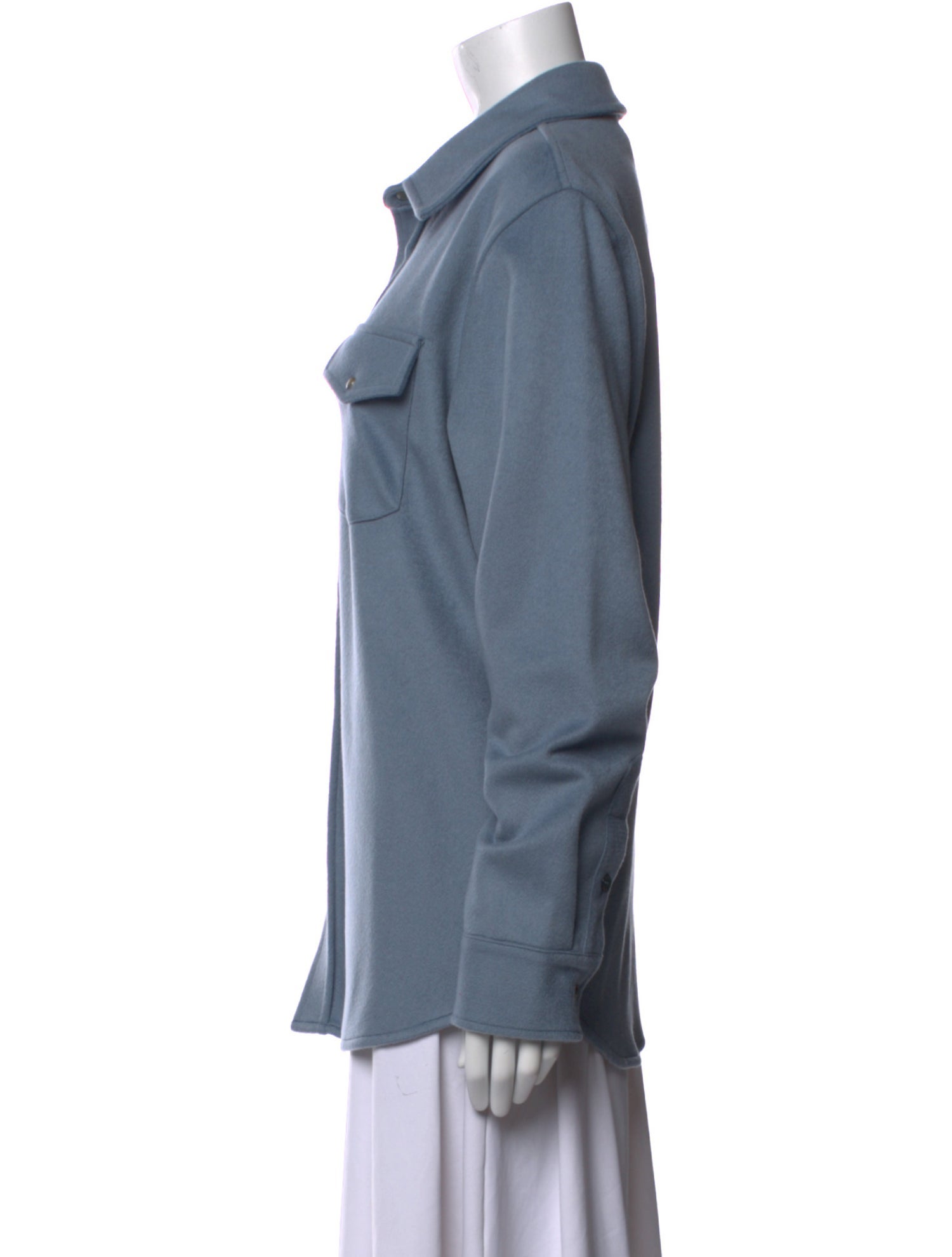 God's True Cashmere Cashmere Long Sleeve Button-Up Top w/ Tags