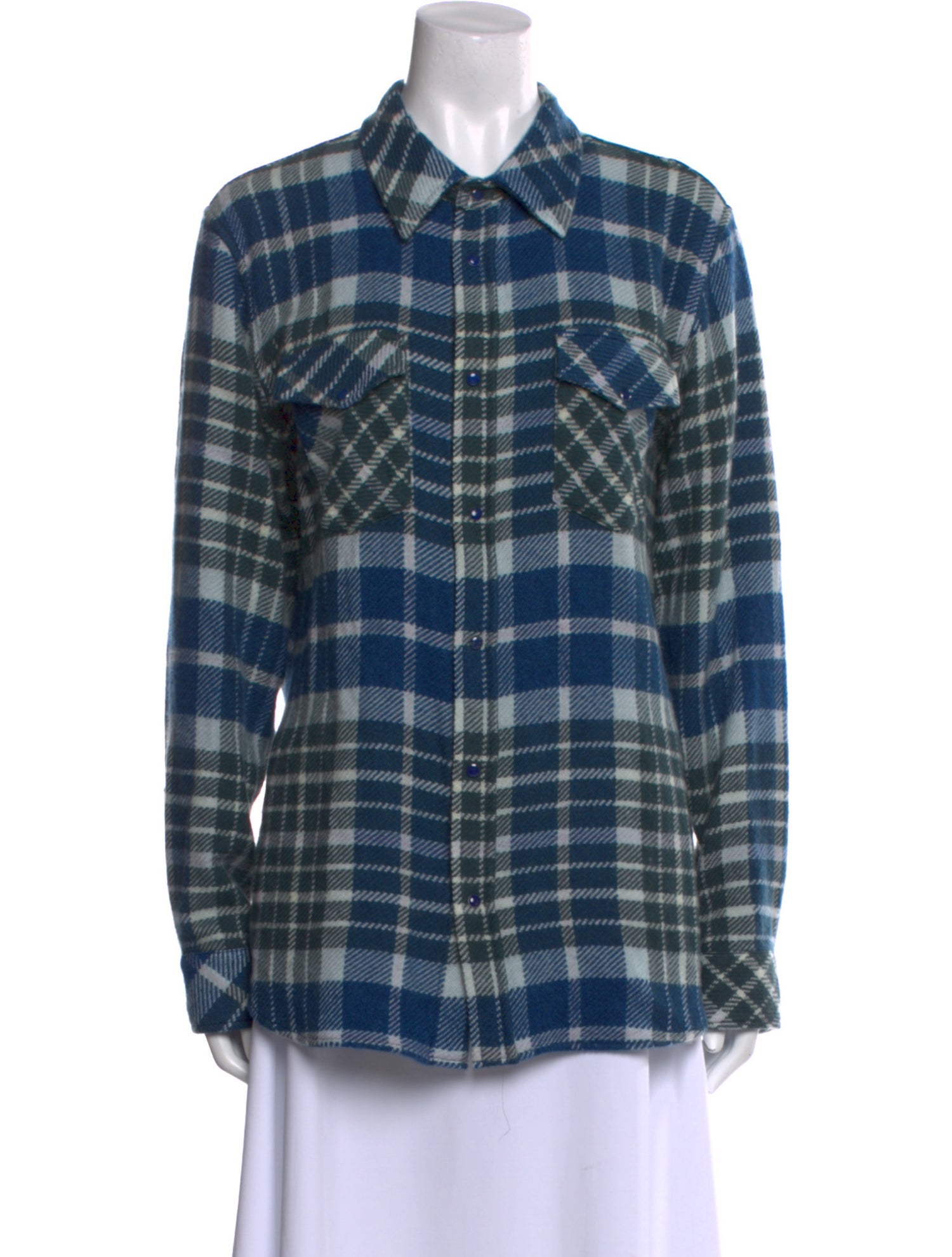 God's True Cashmere Cashmere Plaid Print Sweater