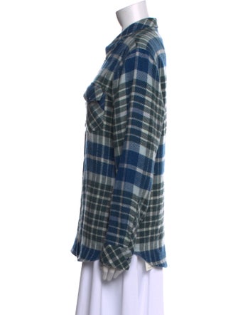 God's True Cashmere Cashmere Plaid Print Sweater