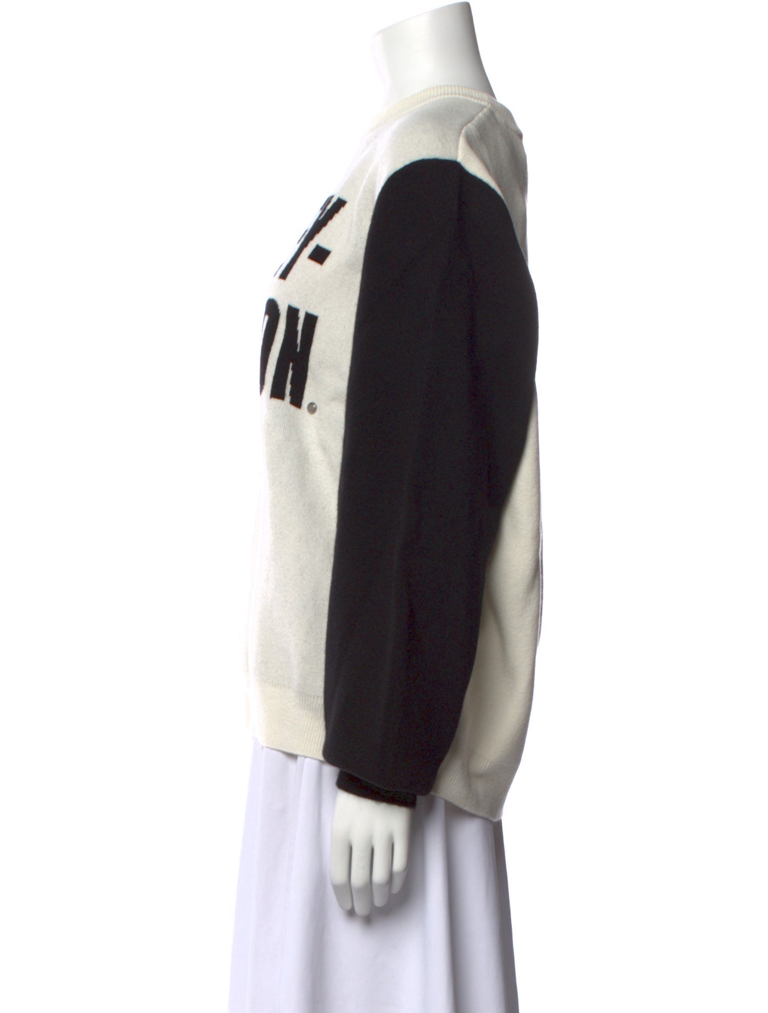 God's True Cashmere Cashmere Graphic Print Sweater w/ Tags