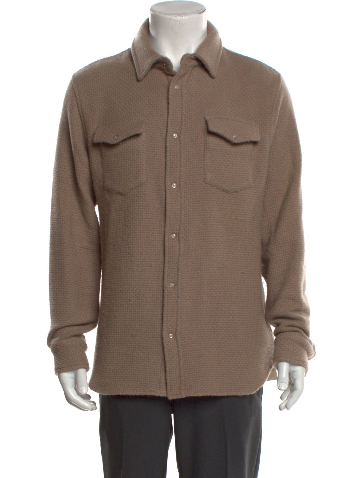 God's True Cashmere Cashmere Long Sleeve Shirt