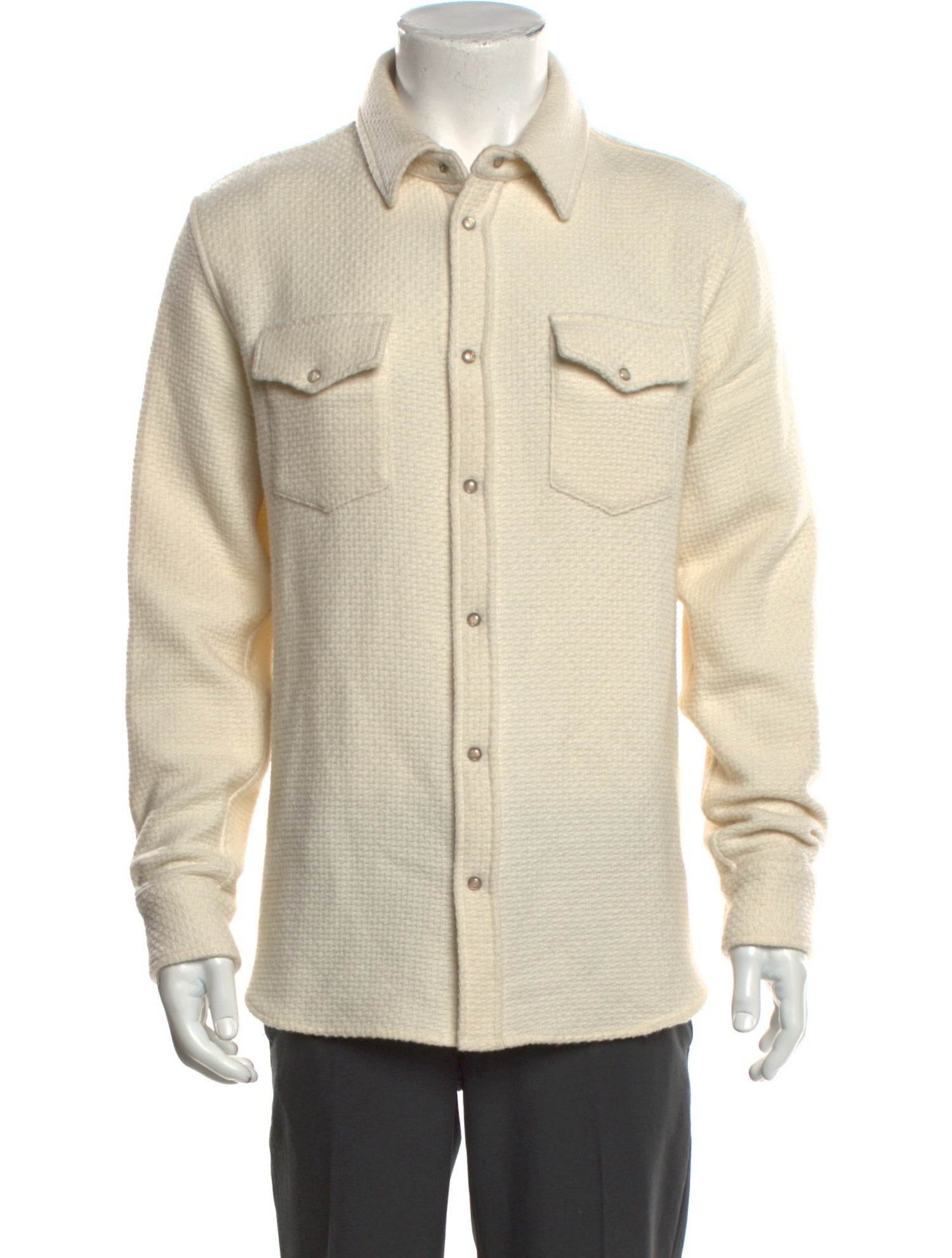 God's True Cashmere Cashmere Long Sleeve Shirt