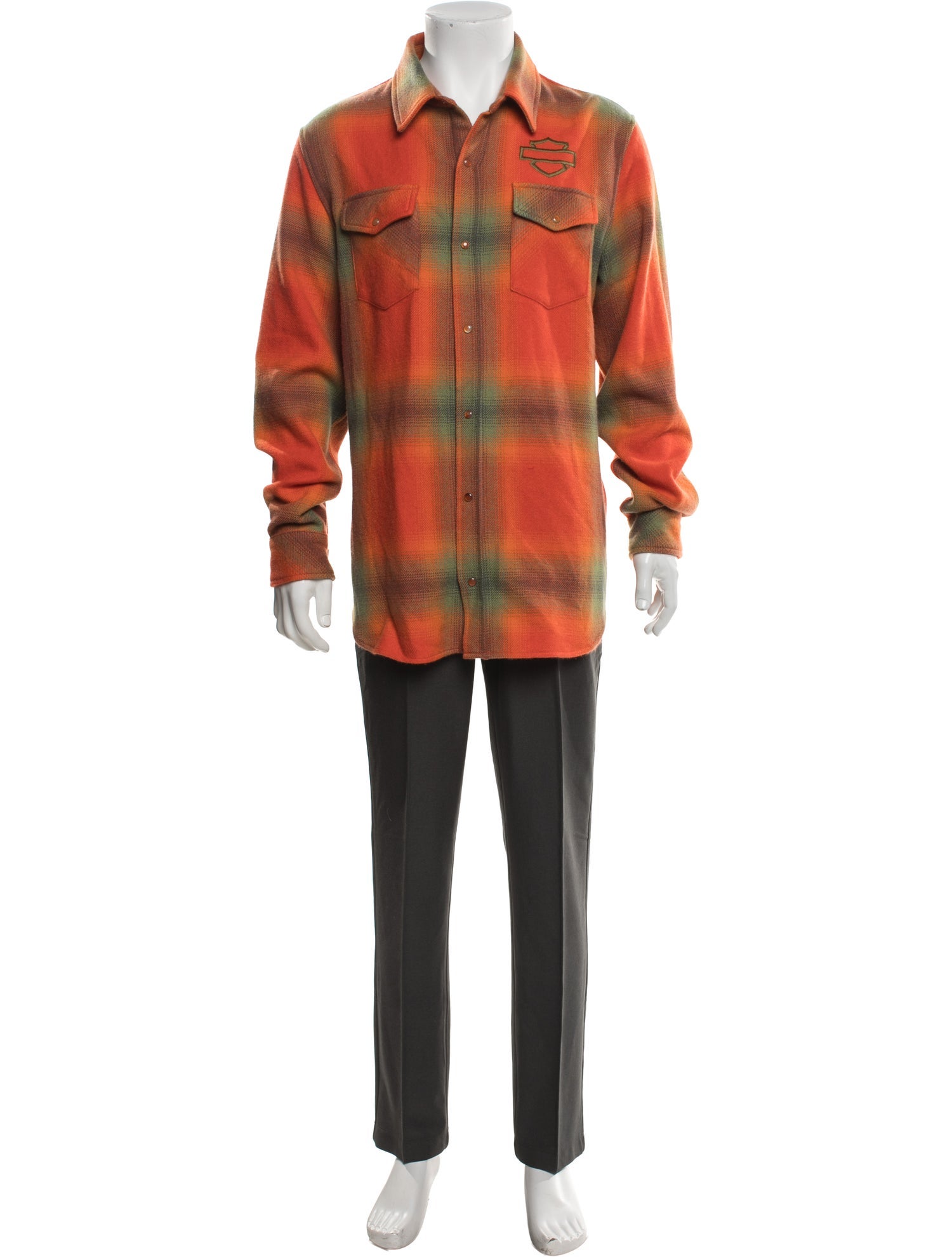 God's True Cashmere Cashmere Plaid Print Shirt