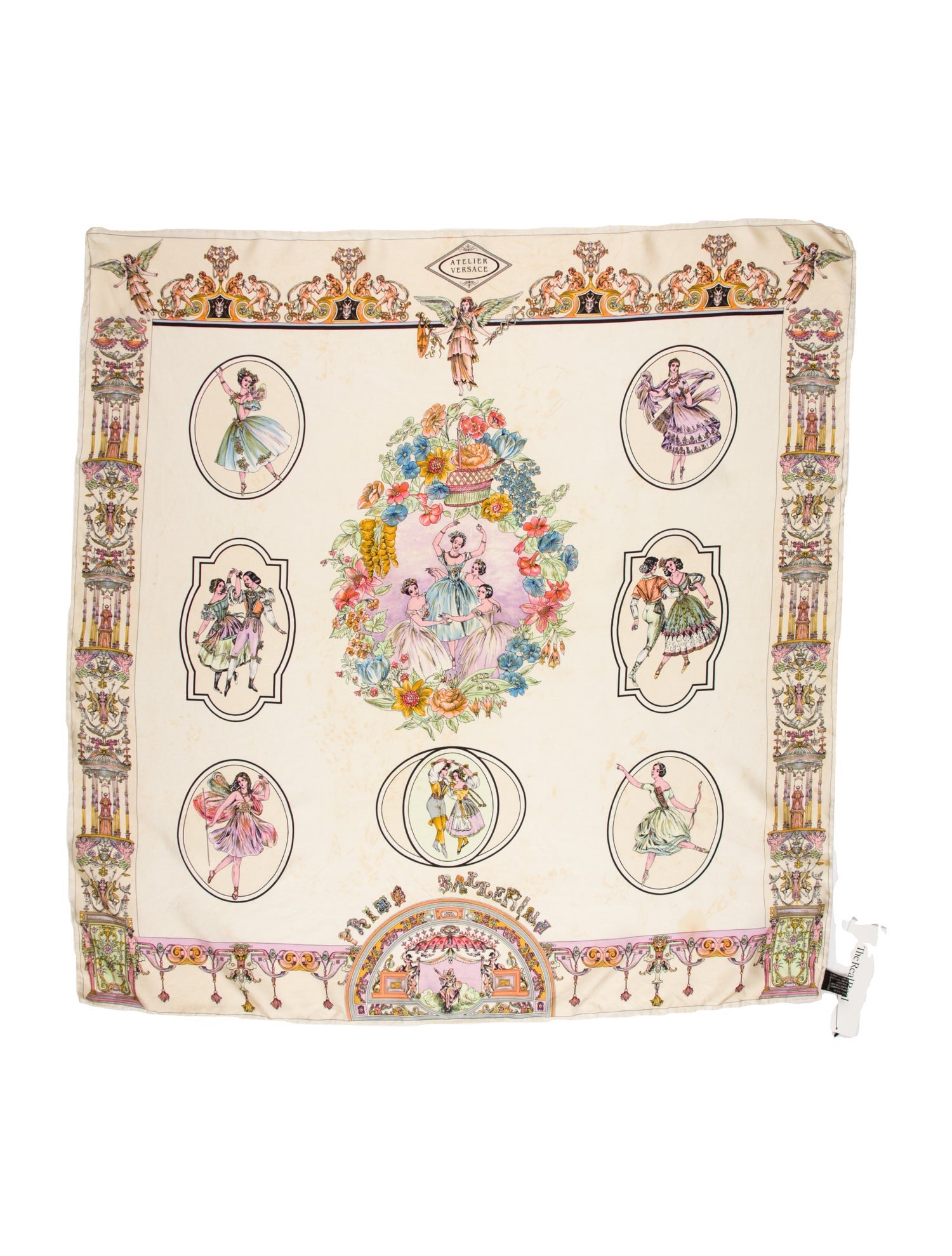 Atelier Versace Silk Printed Scarf