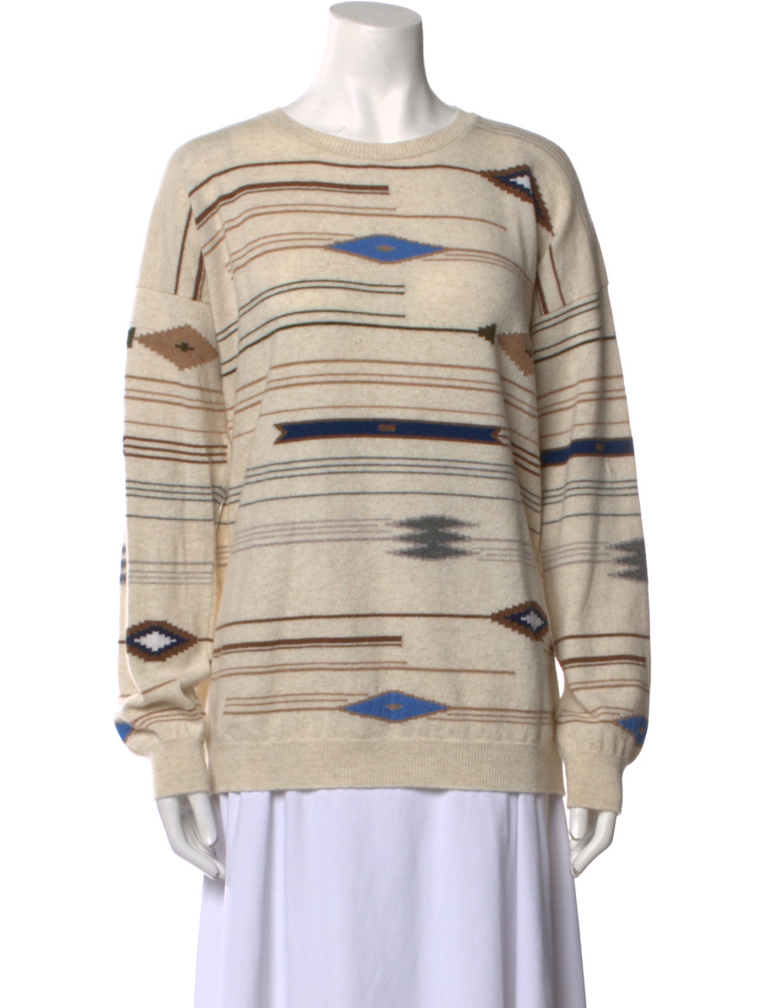 Queene and Belle Cashmere Striped Sweater