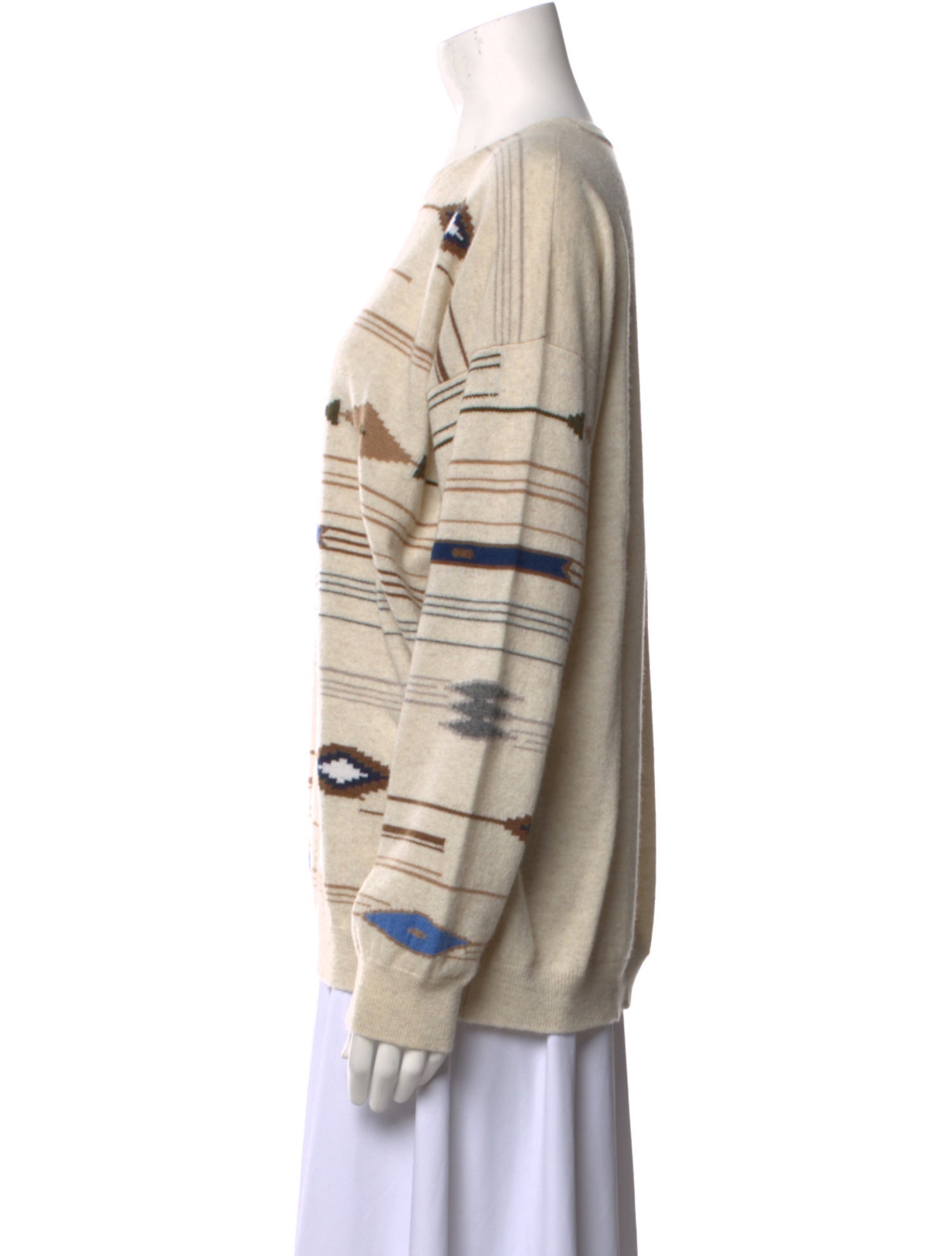 Queene and Belle Cashmere Striped Sweater