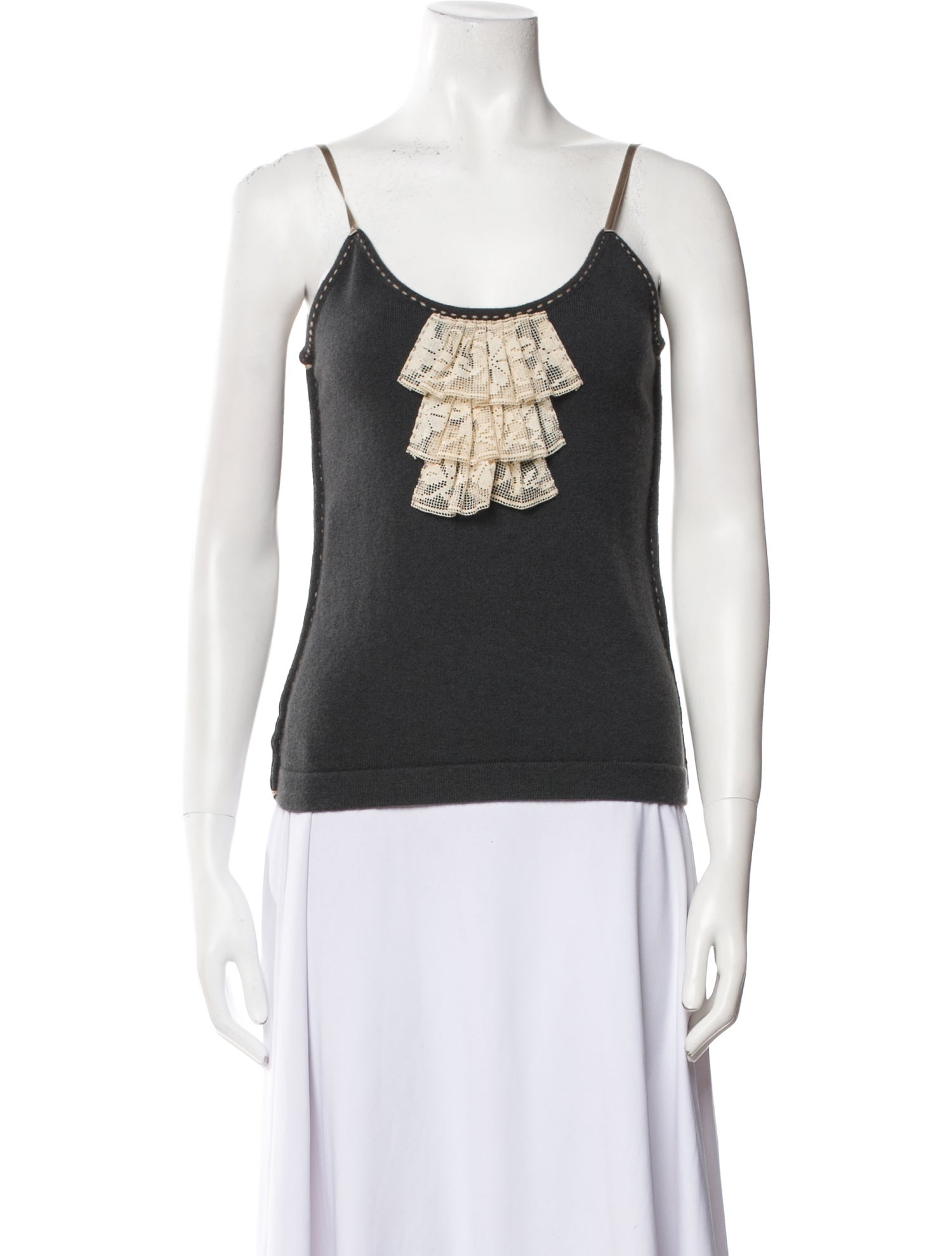 Queene and Belle Cashmere Graphic Print Sweater