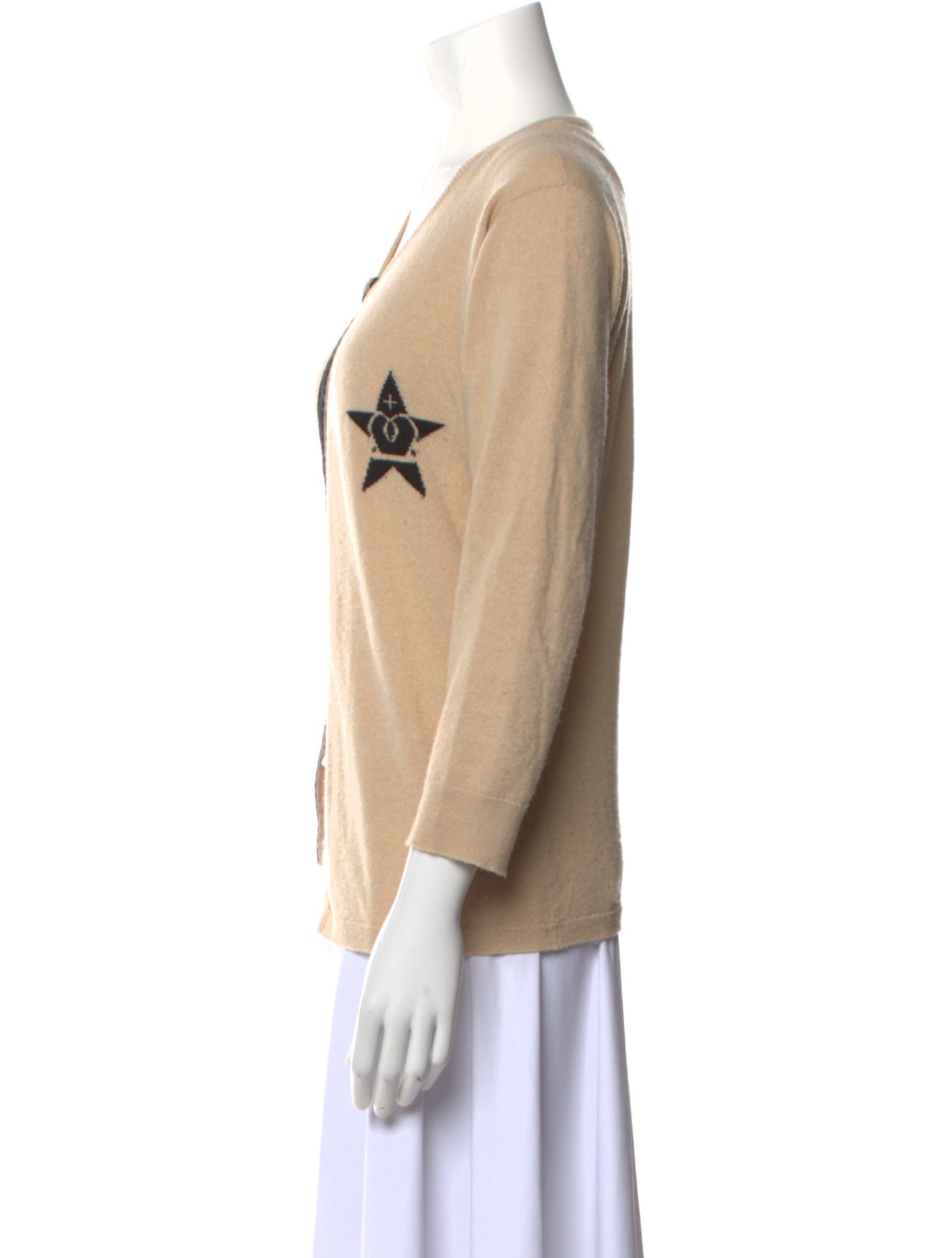 Queene and Belle Cashmere V-Neck Sweater