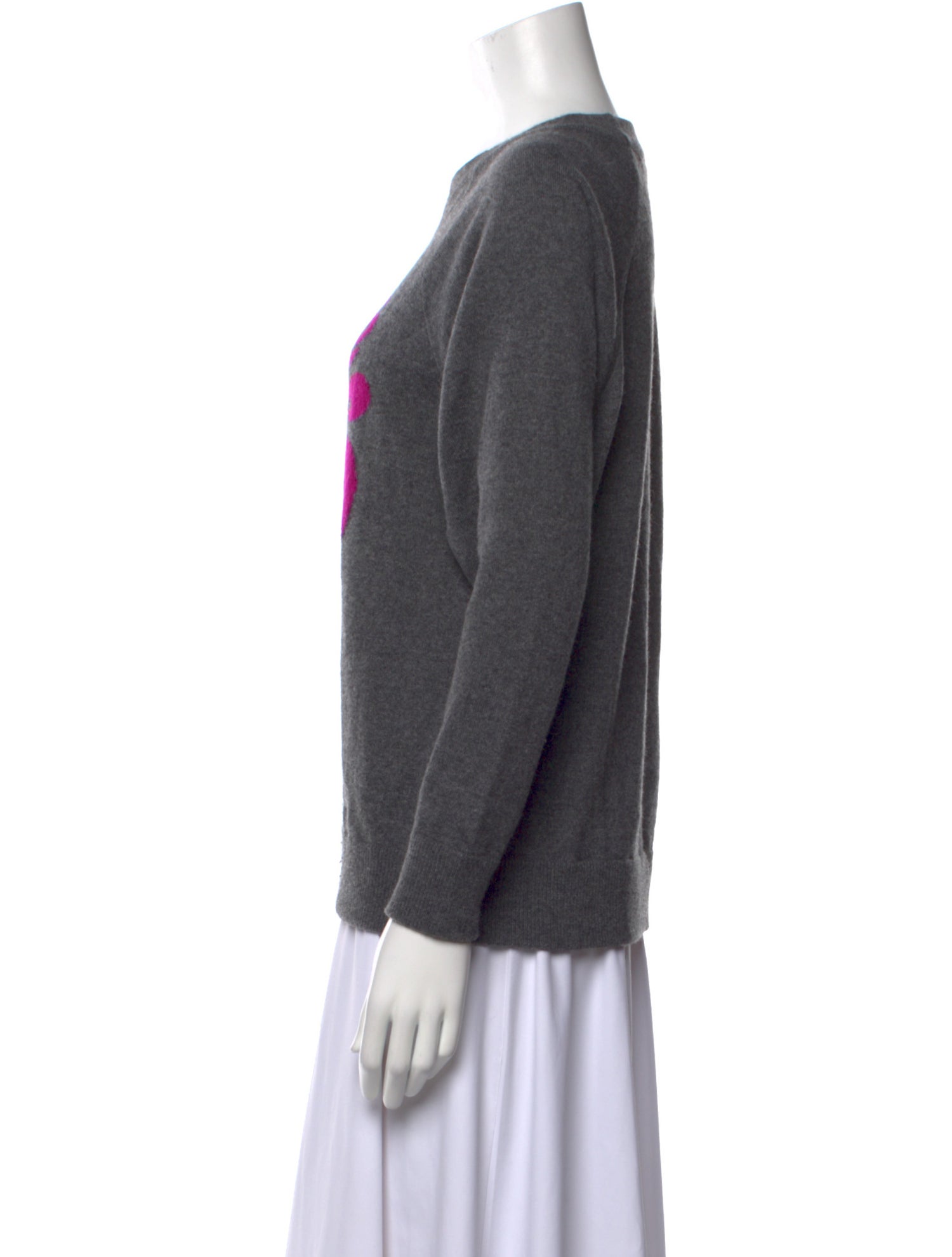 Queene and Belle Cashmere Graphic Print Sweater