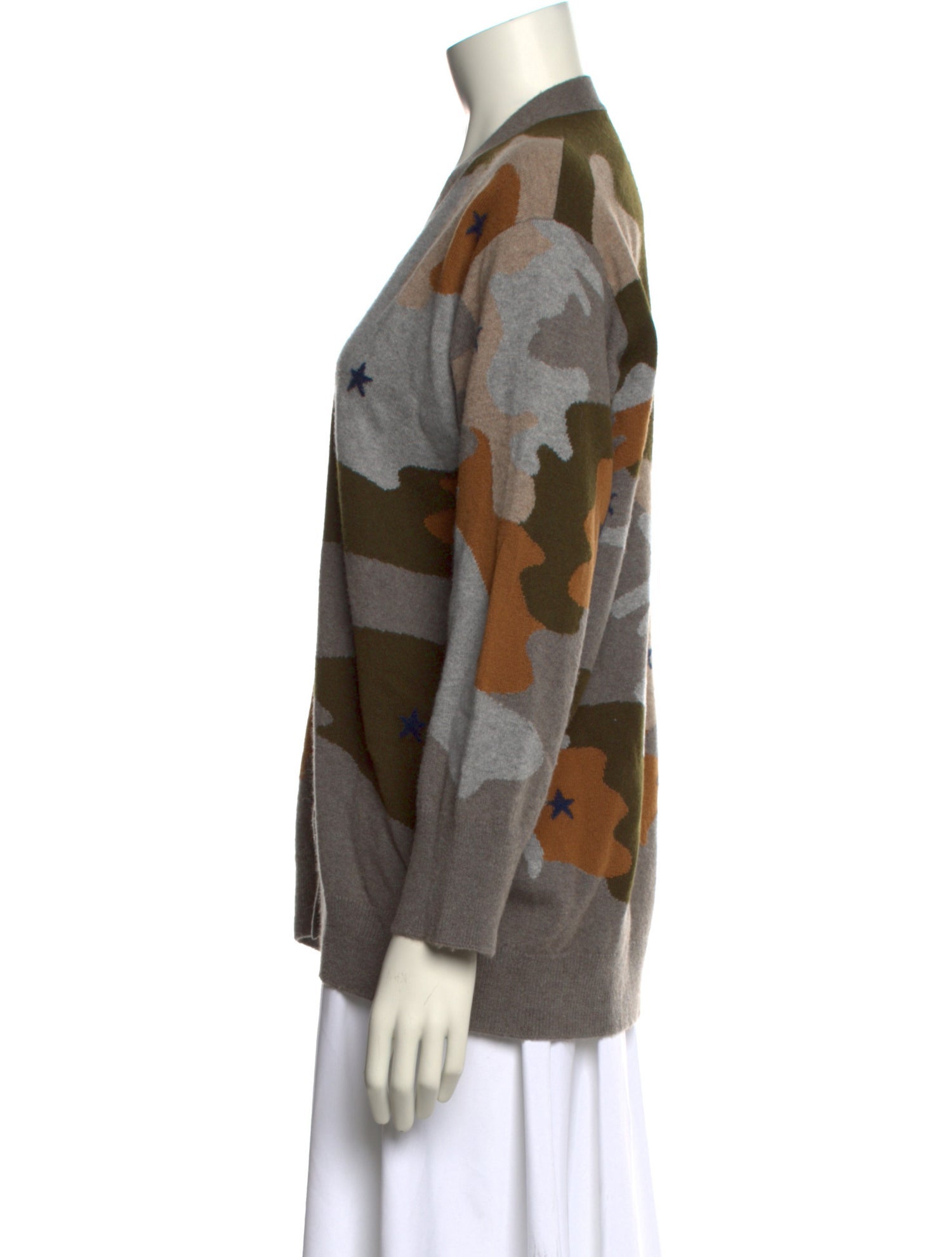 Queene and Belle Cashmere Printed Sweater