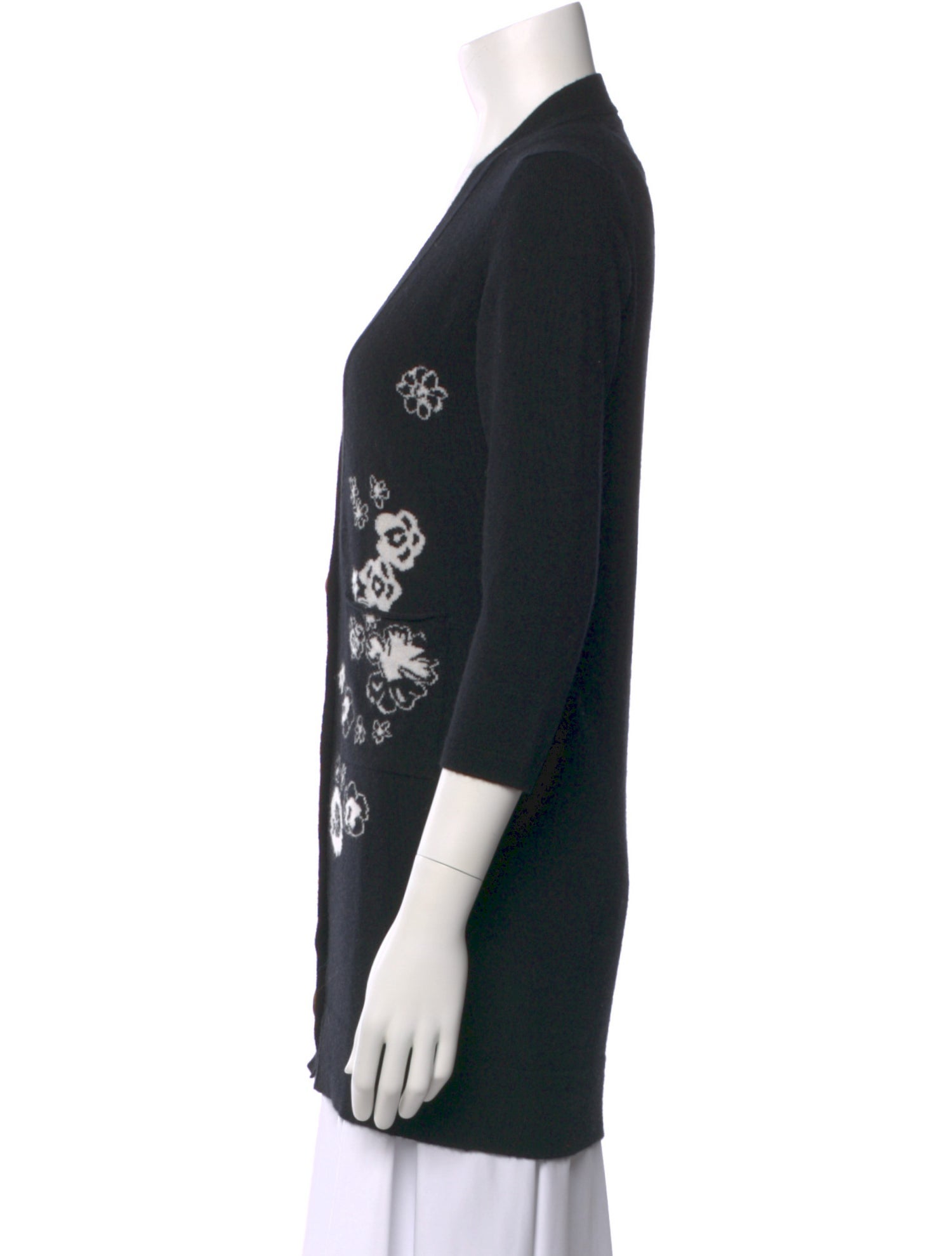 Queene and Belle Cashmere Graphic Print Sweater