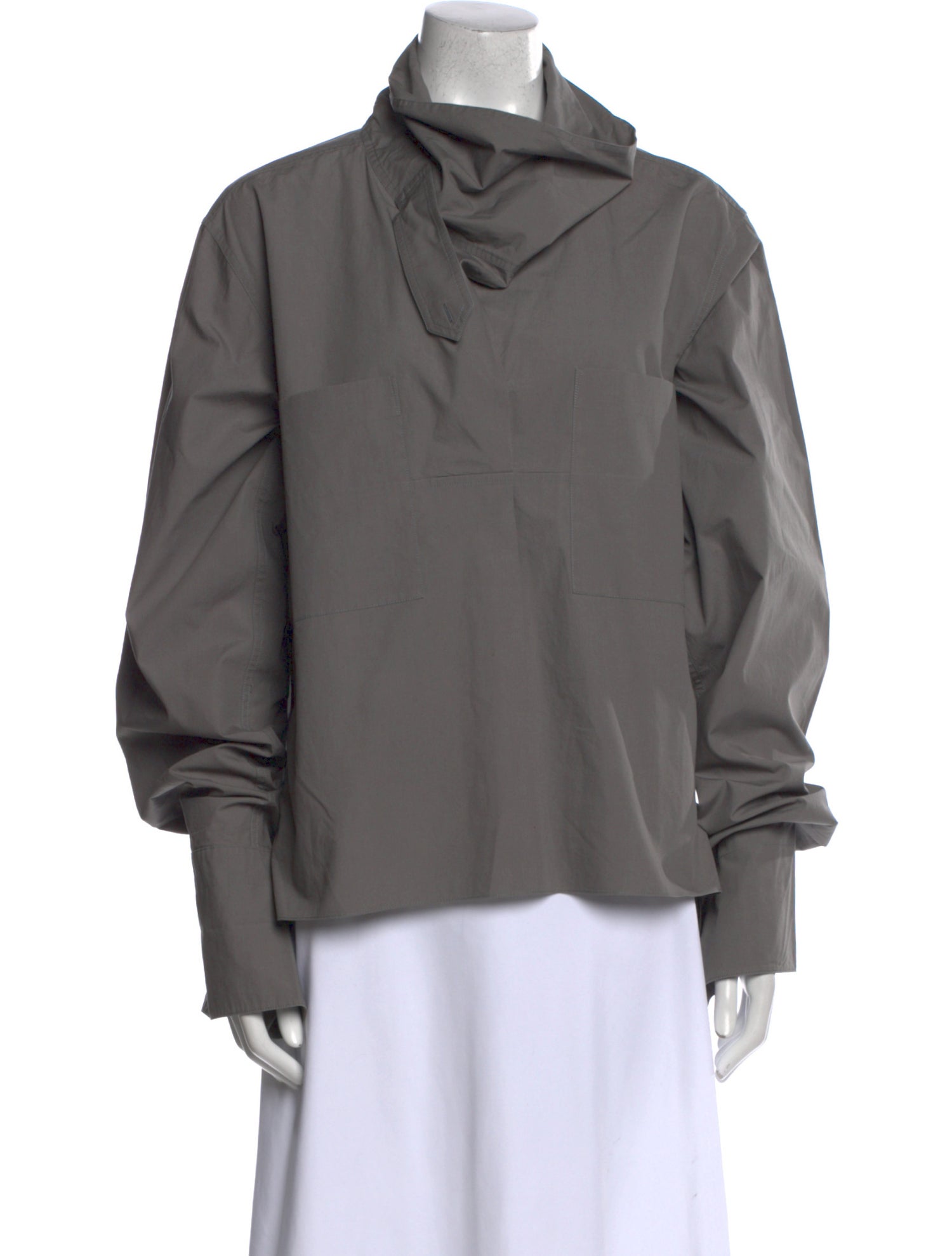 Quira Mock Neck Long Sleeve Sweatshirt