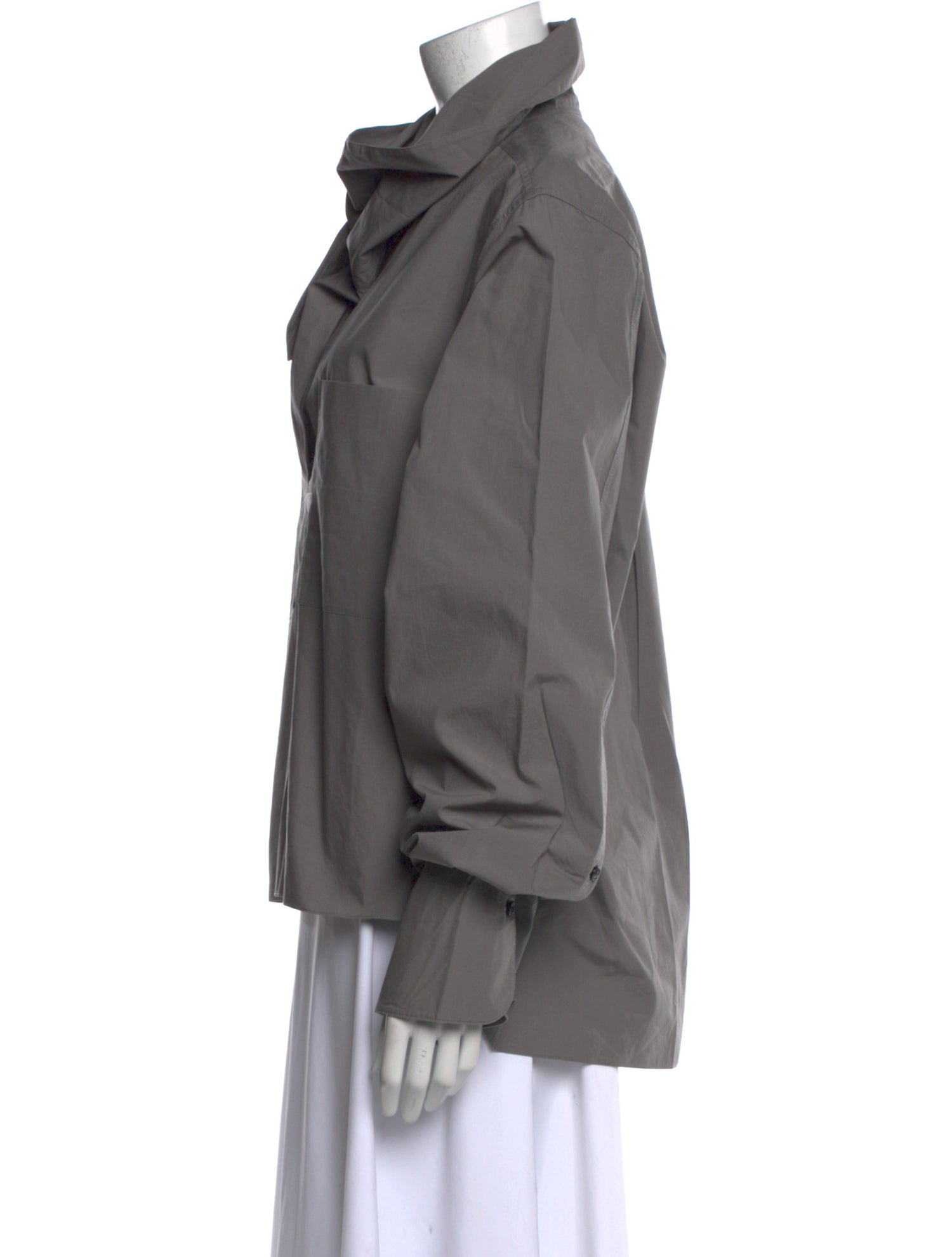 Quira Mock Neck Long Sleeve Sweatshirt