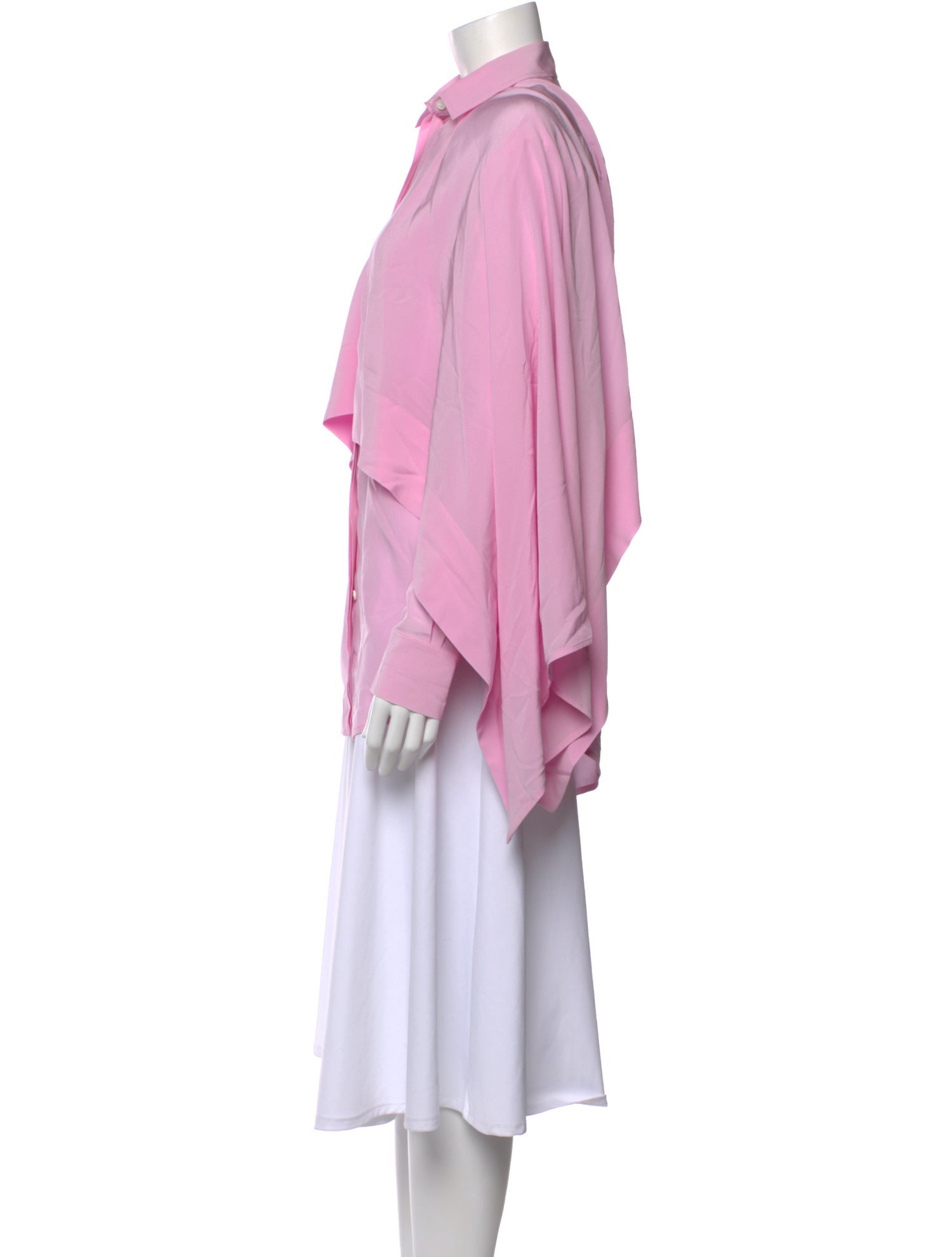 Quira Silk Long Sleeve Blouse