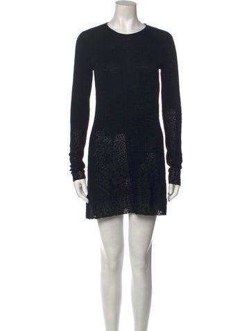 Raey Dresses Crew Neck Mini Dress XXS