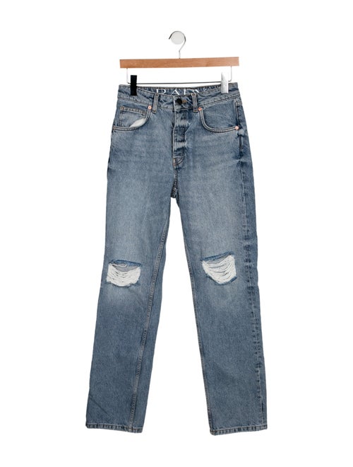 Raey Mid-Rise Straight Leg Jeans