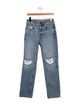 Raey Mid-Rise Straight Leg Jeans
