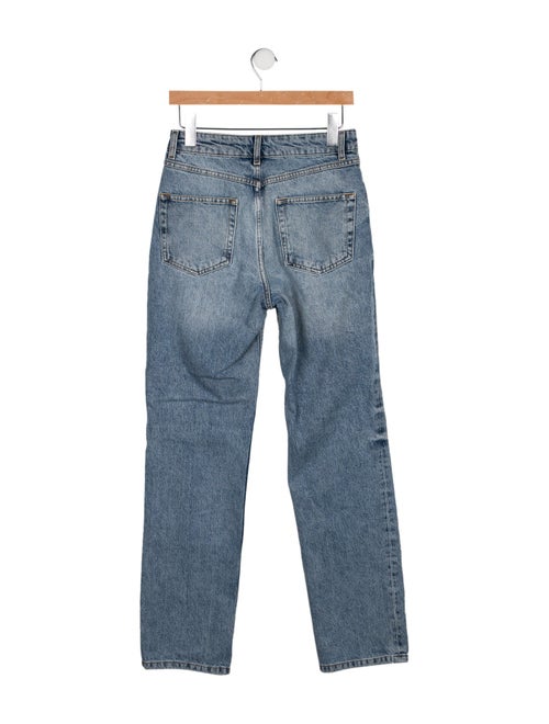 Raey Mid-Rise Straight Leg Jeans
