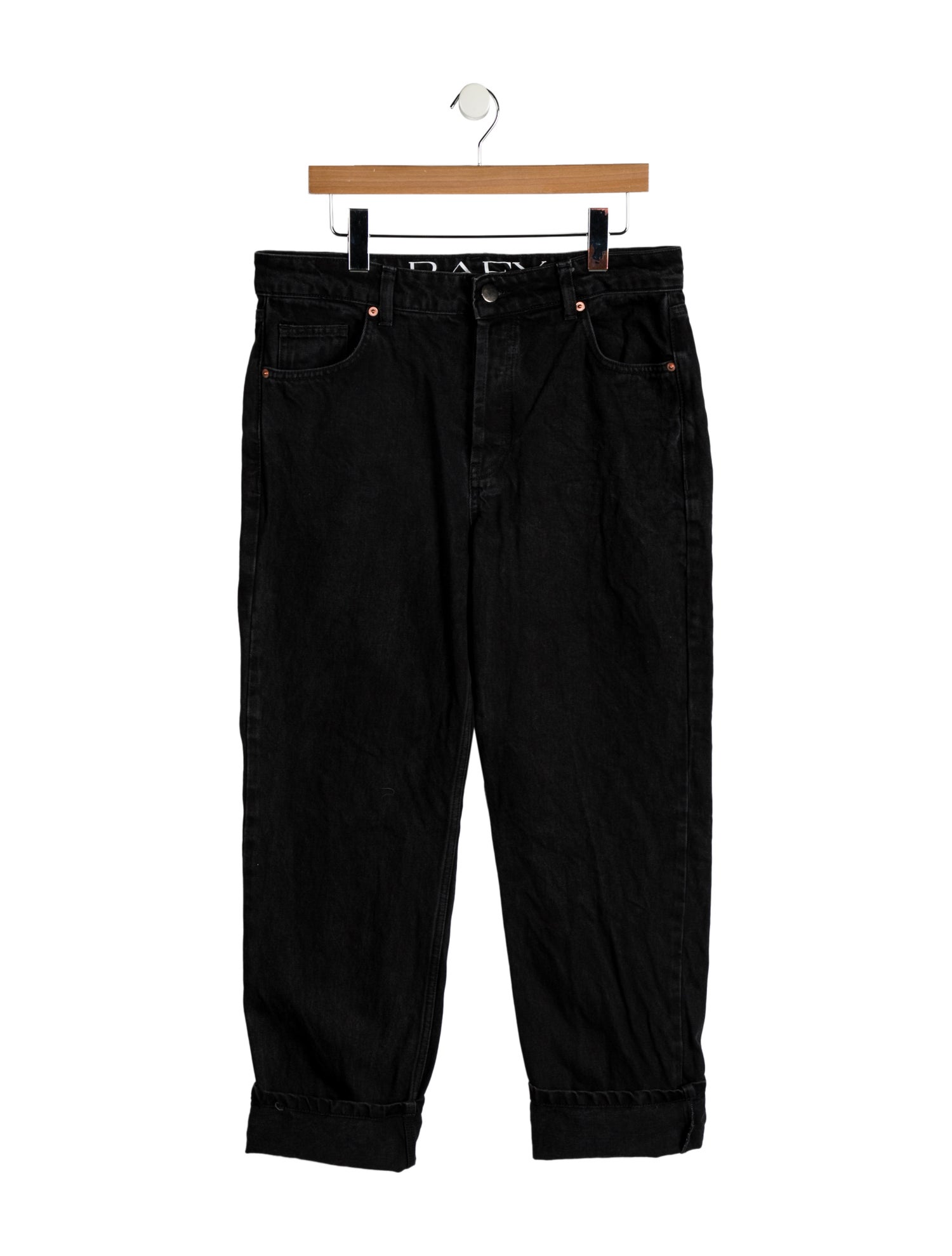 Raey High-Rise Straight Leg Jeans