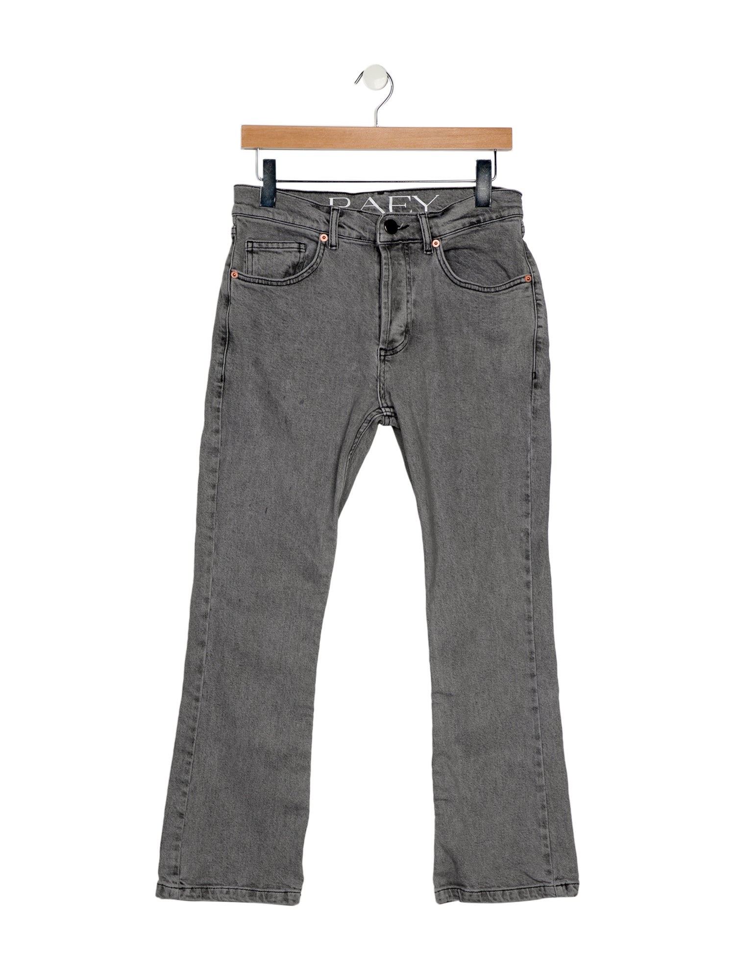 Raey High-Rise Straight Leg Jeans
